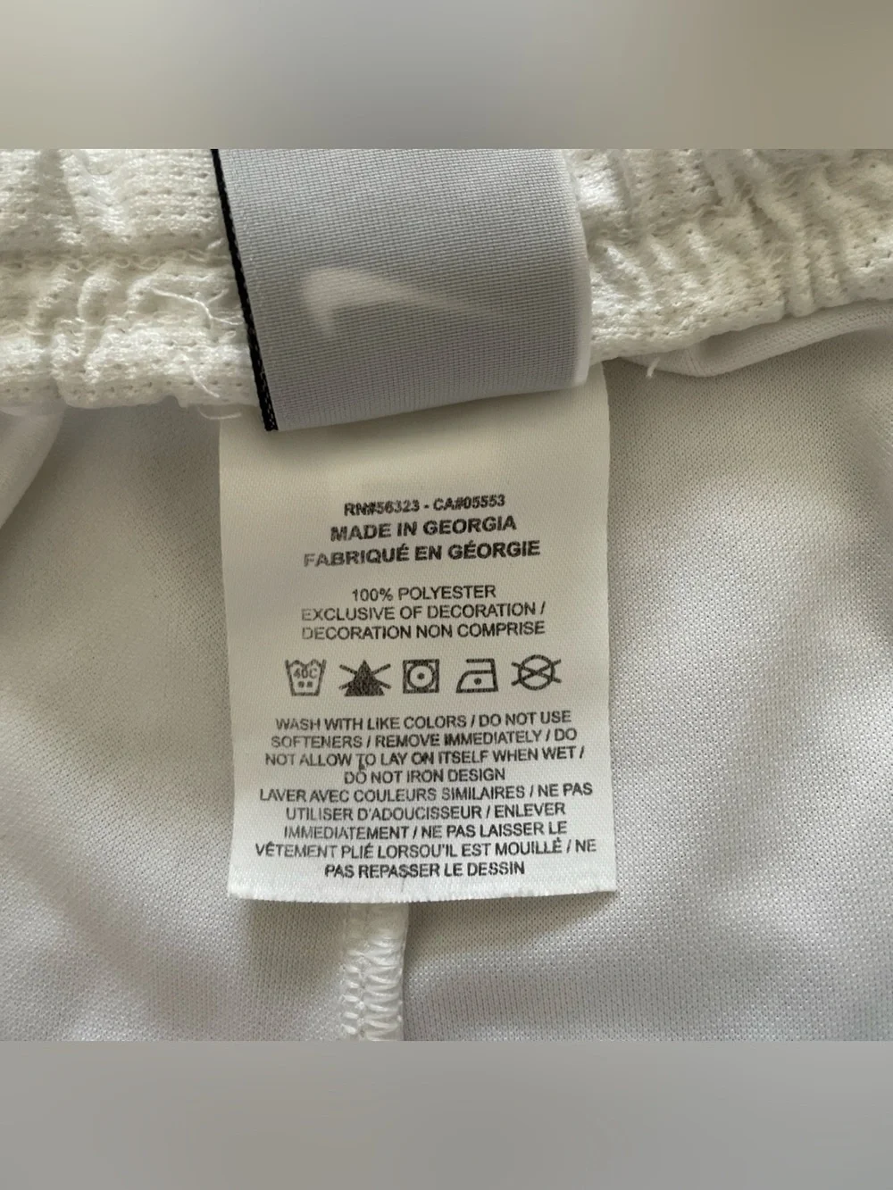 Nike Academy Dri-Fit Soccer Shorts White Black Mens Size Large Slim Fit Athletic